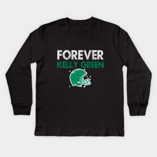 Forever Kelly Green Kids Long Sleeve T-Shirt